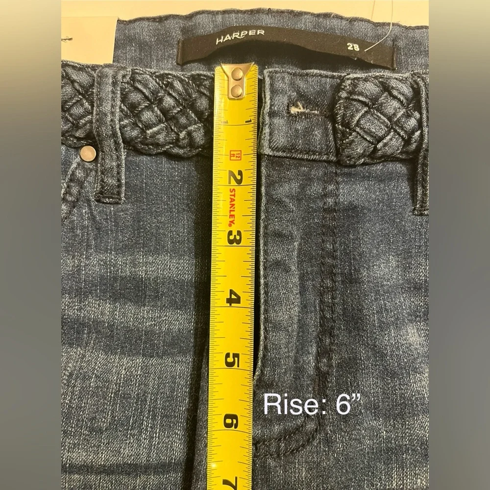 Francesca’s Harper High Rise Jean Shorts - Picture 5 of 10